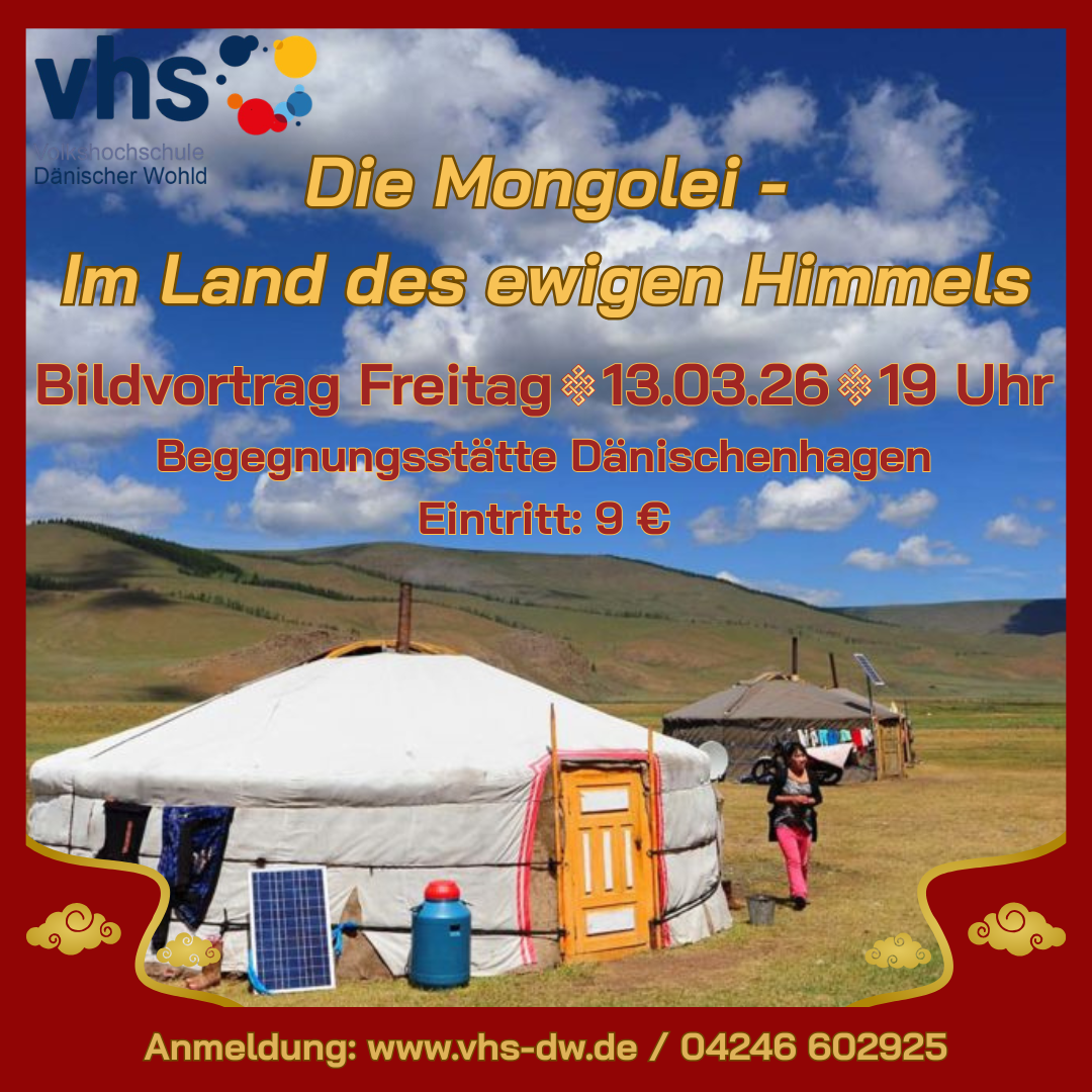 Öffnet die Seite 'Bildvortrag 13.03.: Die Mongolei - Land des ewigen Himmels'